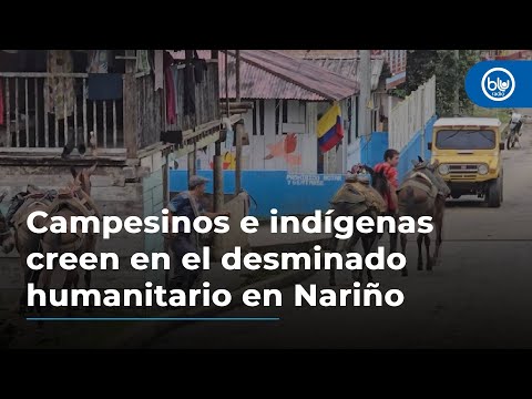 Campesinos e indígenas del Sande creen en el desminado humanitario en Nariño
