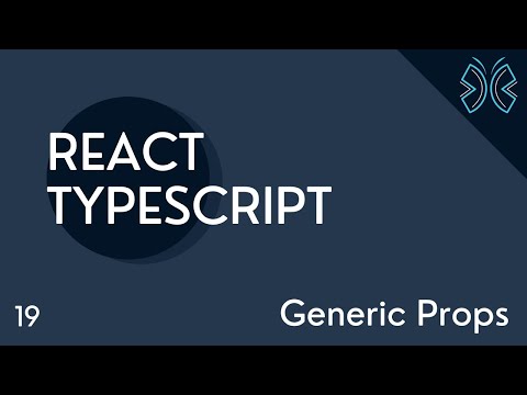 React TypeScript Tutorial 19 Generic Props