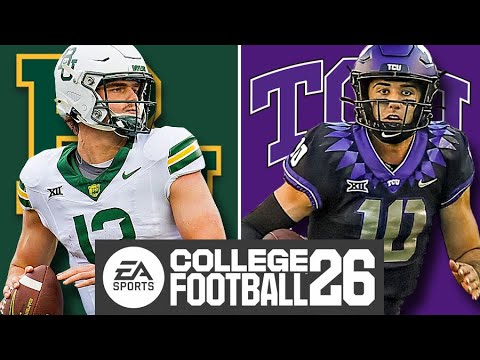 Baylor (3-3) at TCU (3-3) - Week 8 Simulation (EA College Football 26)