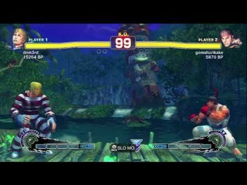 SSF4: dnm3rd (Cody) vs. gomahurikake (Ryu)