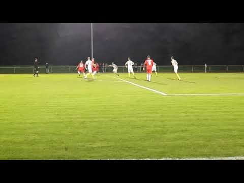 1.FC Mühlhausen - VfR Mannheim / Das 1:3 durch Franck Mbarga