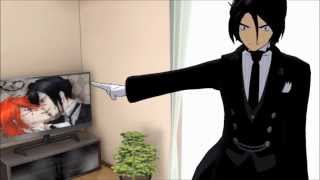 MMD Black Butler - Sebastian hates Yaoi