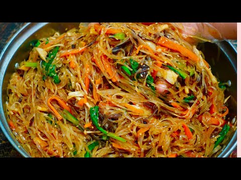 Cách làm “Miến Trộn Chay Kiểu Hàn” kèm Sốt trộn siêu ngon