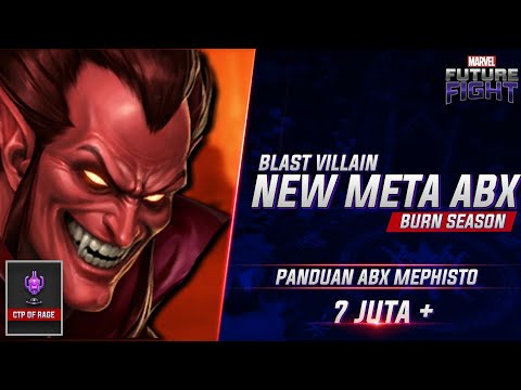 Review Abx Blast Villain Mephisto CTP Of Rage Vs Moonstone Burn Season - Marvel Future Fight