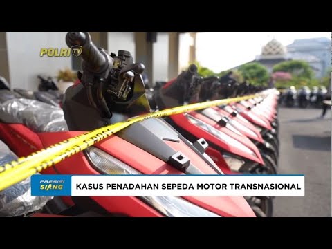 POLDA JATENG UNGKAP KASUS PENADAHAN MOTOR TRANSNASIONAL