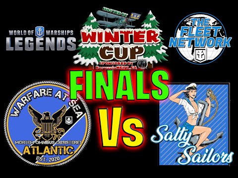 Winter Cup Series Final! WASA vs SALTY  (World of Warships Legends)