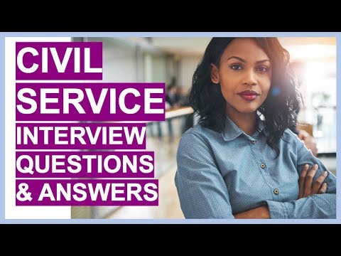 CIVIL SERVICE（シビルサービス）の面接問題と回答!(公務員コンピテンシーフレームワーク) (CIVIL SERVICE Interview Questions and Answers! (Civil Service Competency Framework))