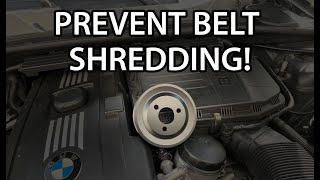 BMW E90 DIY Aluminum Power Steering Pump Pulley