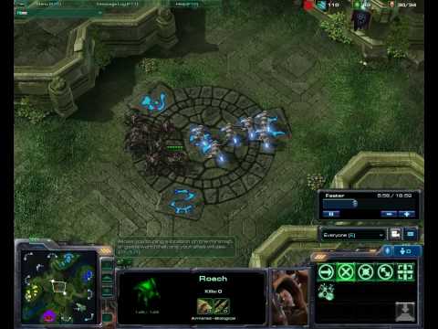 StarCraft 2 Beta: 2on2 (PT - PZ) on Lost Temple - Part 1/2