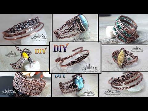 Turn Simple Wire Into Amazing Jewelry! DIY Wire wrapping bracelets for all levels!