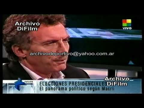 Macri con Mariano Grondona dice es posible ganarle a Nestor Kirchner  - DiFilm (2007)