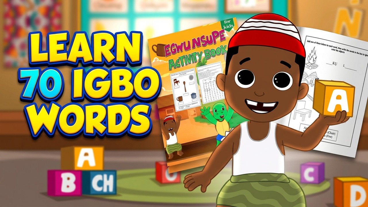 Mkpuruedemede Igbo | Learn Igbo Alphabet and 70 NEW Words for Kids (Dance Song)