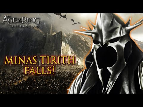 MINAS TIRITH FALLS - EPIC SIEGE | Age of the Ring mod 9.1 | Custom Map (4k)