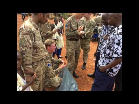 Team of British Army from the QDG visited WYCF Projects in Sierra Leone