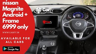 NISSAN MAGNITE INFOTAINMENT CARFY X1 #nissanmagnite #caraccesories #ni
