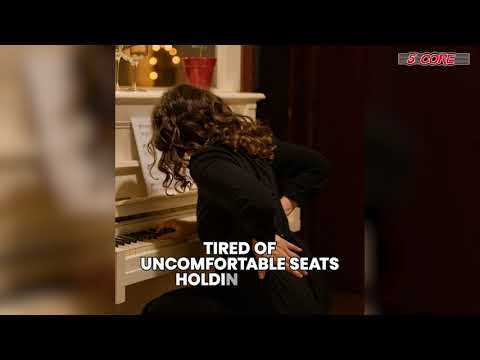5 Core Keyboard Bench 2 Inch Padded Cushioned Piano Stool Height Adjustable 19" Guitar Seat Portable image 11