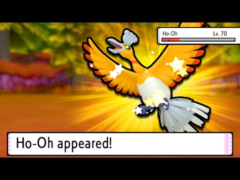 I found a shiny Ho-Oh.. but forgot a Master Ball