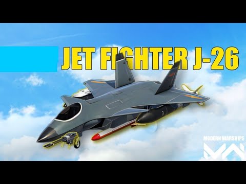 modern warships:RF ATAKR ULYANOVSK carrier with STRIKE FIGHTER J-26.