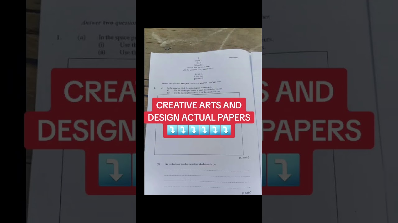 *CREATIVE ARTS AND DESIGN ACTUAL PAPERS*⤵️⤵️⤵️⤵️⤵️⤵️