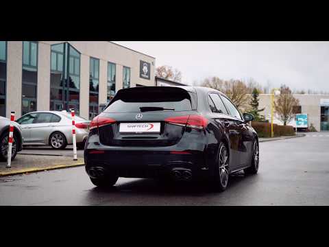MERCEDES A35 AMG WITH AKRAPOVIC EXHAUST SLIP-ON LINE