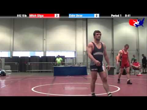 Mitch Sliga vs. Gabe Dean at 2013 Junior Nationals - FILA - FS