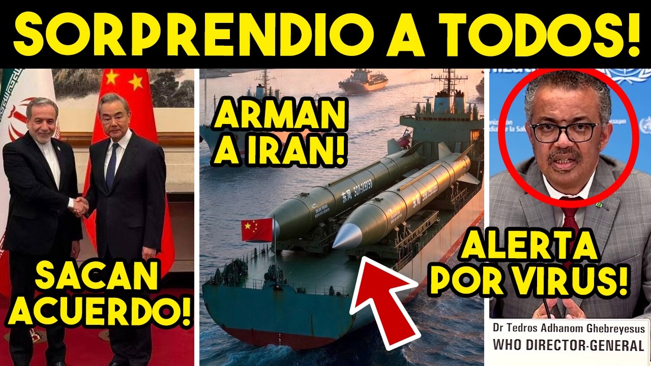 TOMALA! IRAN ATORA A EU, RUSIA AMAGA A OTAN. TRUMP SE ENREDA. VIRUS LLEGA A EUROPA