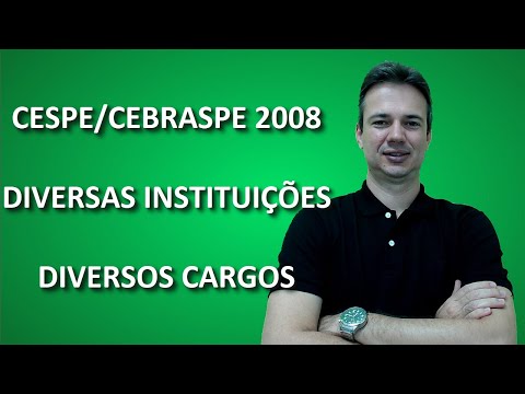CESPE08Q001 - CESPE / CEBRASPE - 2008 - ME - TABELAS-VERDADE - RESOLUÇÃO DE QUESTÕES
