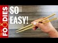 How To Use Chopsticks - In About A Minute 🍜