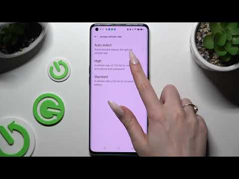 How to Change Screen Refresh Rate on OPPO Find X2