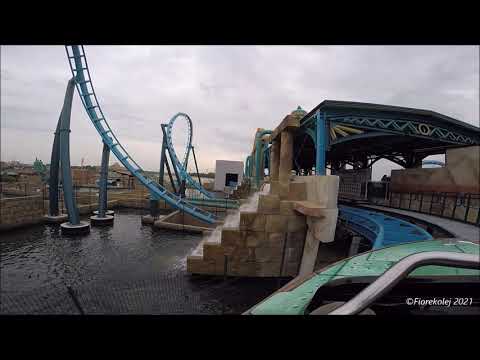 Abyssus - double launch coaster in Energylandia, Poland