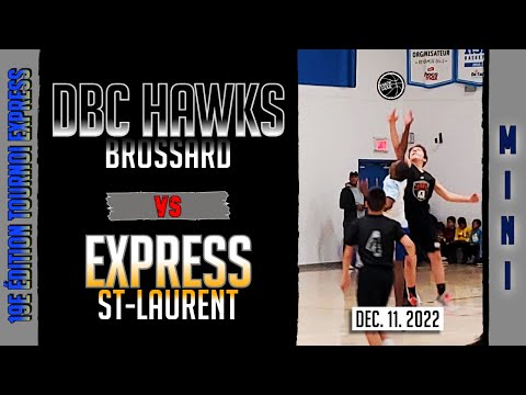 DBC Hawks Brossard vs. St-Laurent Express (semi-finals mini)