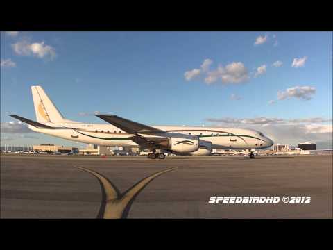 Brisair Douglas DC-8-72 [VP-BHS] Taxi and Takeoff at LAX