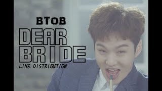 BTOB - DEAR BRIDE Line Distribution