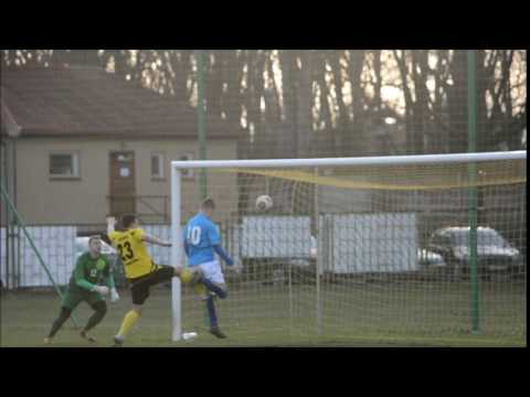 Klasa O: Kuźnia Jawor - Odra Chobienia 5:2 - Gol Marcina Bagińskiego na 3:1