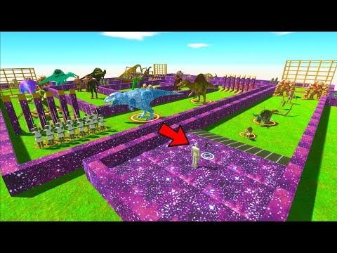 ⚔️  FPS AVATAR DEATH RUN WITH ALL WEAPONS - Animal Revolt Battle Simulator