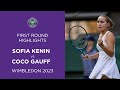 Gauff Loses In HUGE Upset on Day 1 | Sofia Kenin vs Coco Gauff | Match Highlights | Wimbledon 2023