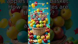 How Many Apples 🍎 Fun Fruit Basket Riddle for Kids!