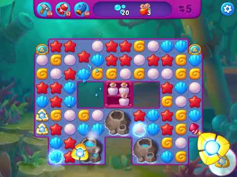 Fishdom Very Hard level 6877 no boosters フィッシュダム ベリーハード [Friend's]