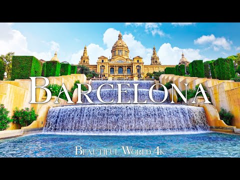 BARCELONA (4K UHD) - Relaxing Music Along With Beautiful Nature Videos - 4K Videos HD