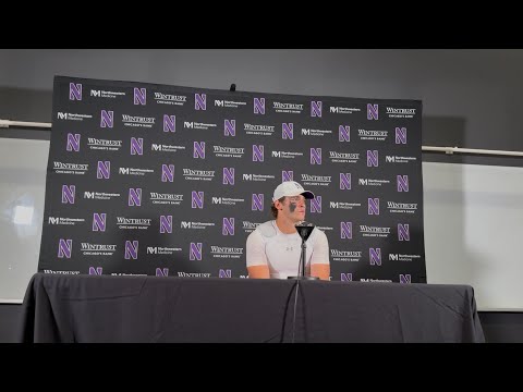 Preston Stone Northwestern vs. UCLA Postgame Press Conference 9-27-25