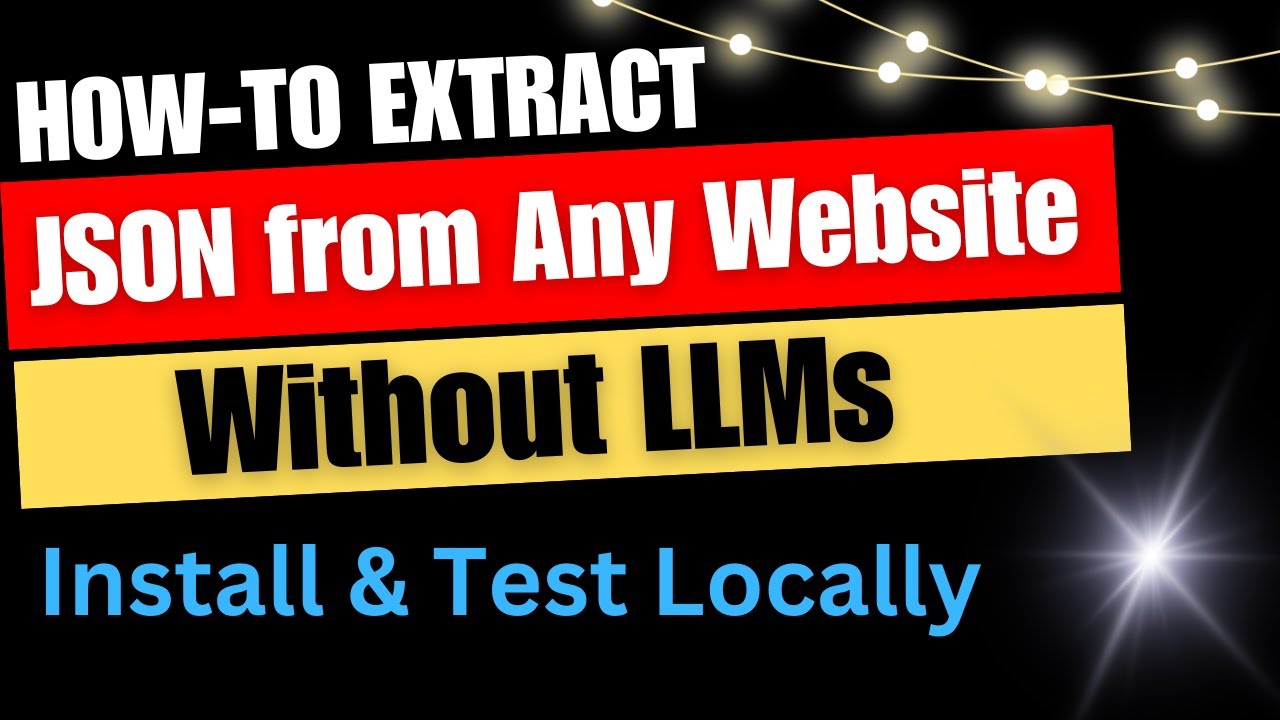 How-To Extract JSON from Any Website without LLM with Crawl4AI