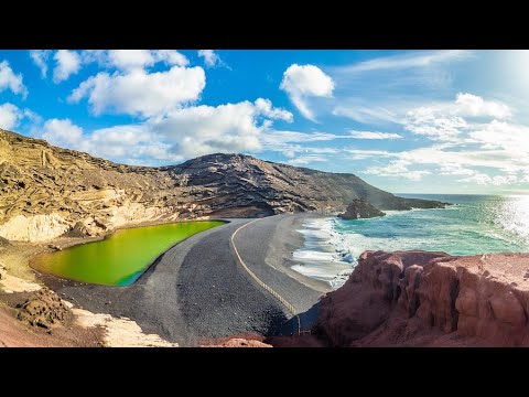 El Golfo, Lanzarote Review 4KHD 2023 Green Vocanic Lake