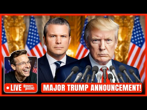 Trump Making SHOCK Announcement at Emergency Press Conference LIVE Now With Pete Hegseth | ‘WAR!?’