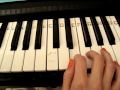 Playing Greensleeves on Piano - high notes 