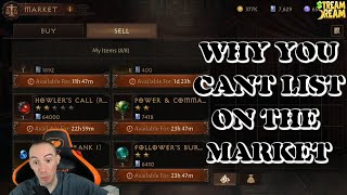 WHY You Cant Sell On The Market | Diablo Immortal