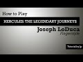 How to Play "Hercules" TV Theme (Joseph LoDuca ...