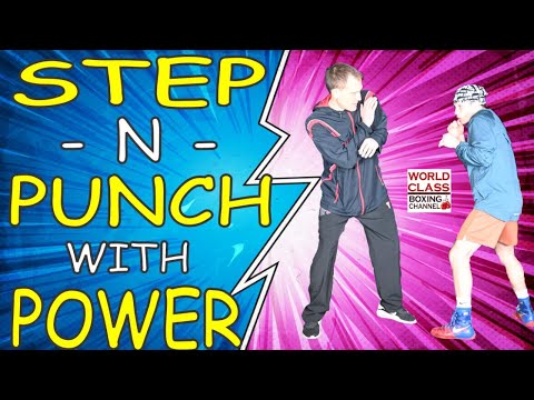 How To Step and Punch With Power - A 10 Step Boxing Drill Combination