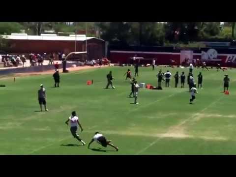 Luis Baca - 2017 WR at U of A Prospects Camp