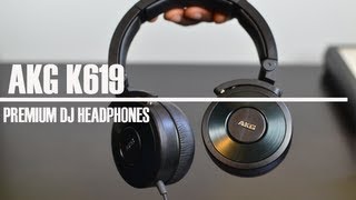 Video thumbnail for AKG K619 Black Premium DJ Headphones by GadgetsBoy