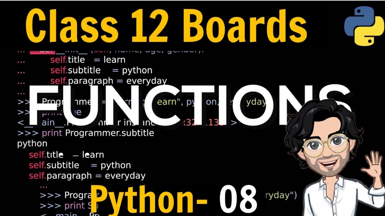 Understanding Functions in Python: A Comprehensive Guide for Class 12 ...